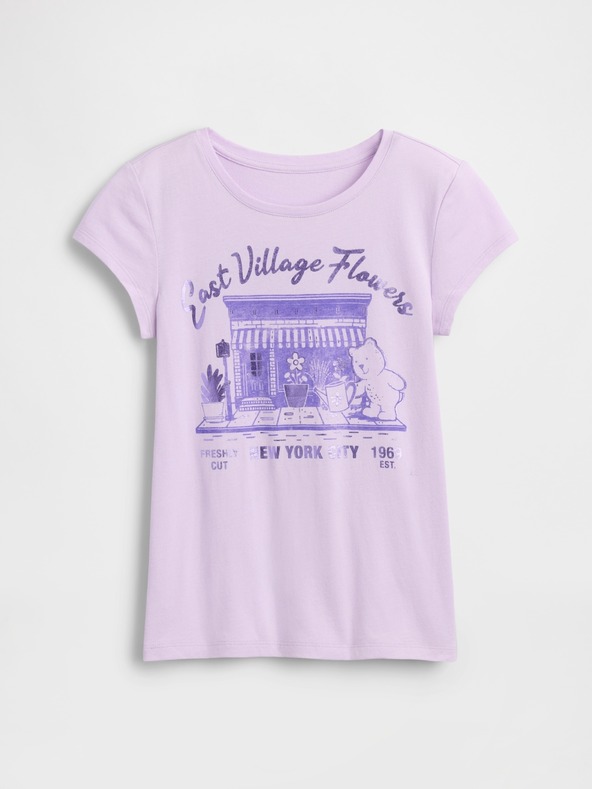 GAP Otroška majica s potiskom Gap