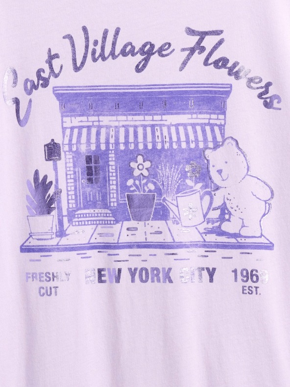 GAP Otroška majica s potiskom Gap