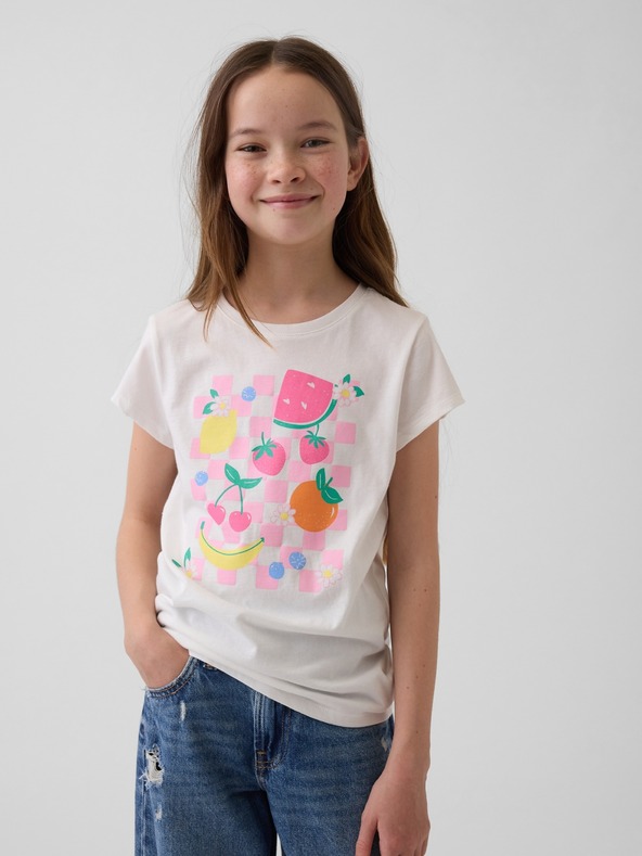 GAP Otroška majica s potiskom Gap