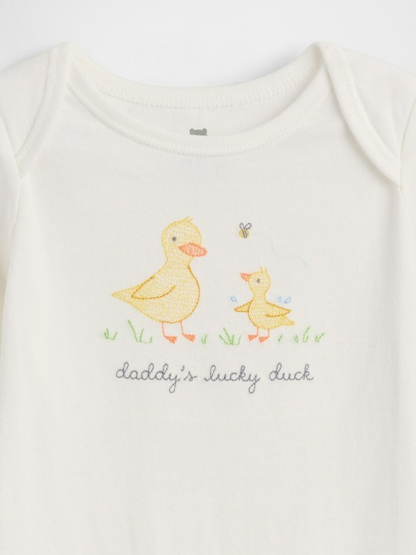 GAP Otroški bodi Gap z logotipom Gap