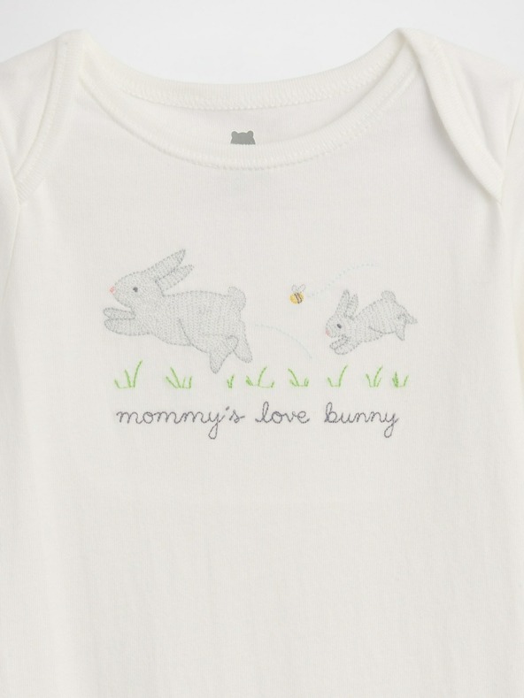 GAP Otroški bodi Gap z logotipom Gap