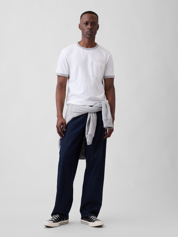 GAP Majica s žepkom Everyday Soft GAP