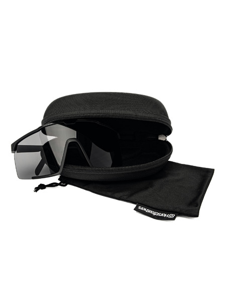 Horsefeathers Kolesarska očala Proton - mat črna/dim