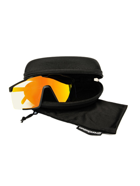 Horsefeathers Fotokromne očala Proton - mat črna/zrcalno rdeča