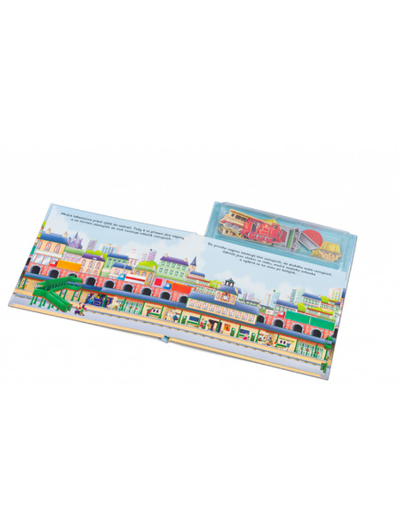 ELLA & MAX VLAKI ─ Knjiga z magnetki