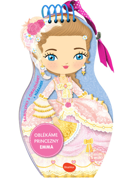 ELLA & MAX Oblačimo lutke PRINCESA EMMA – Obarvanka