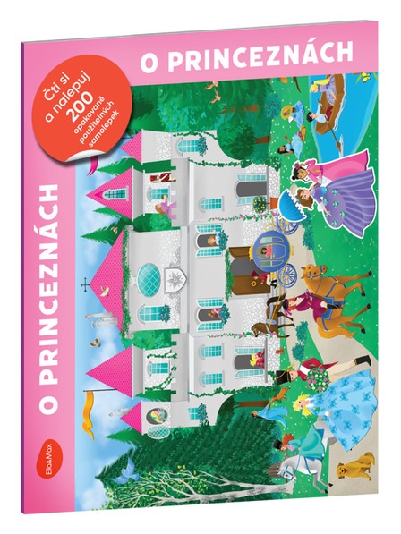 ELLA & MAX Čitaj in lepljaj – O PRINCESAH, knjiga s nalepkami