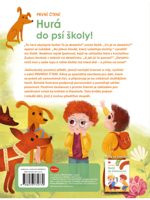 ELLA & MAX Prvo čitanje – HURA V PASJO ŠOLO!