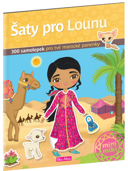 ELLA & MAX Obleke za LUNU – Knjiga nalepk