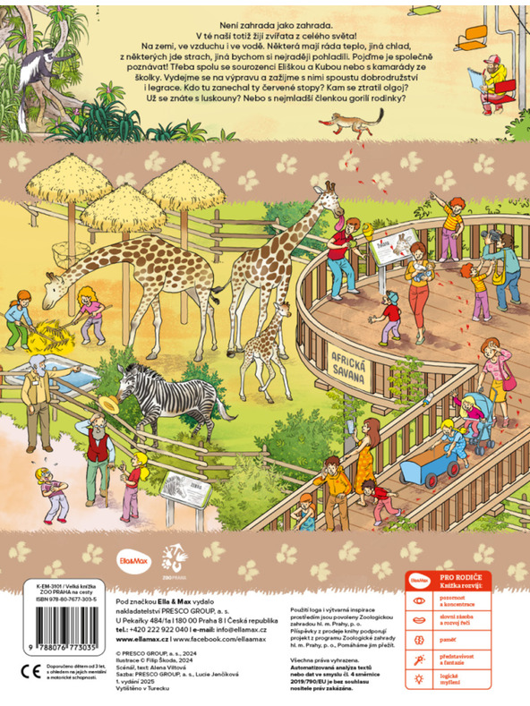 ELLA & MAX Na potovanja – Velika knjiga ZOO PRAGA