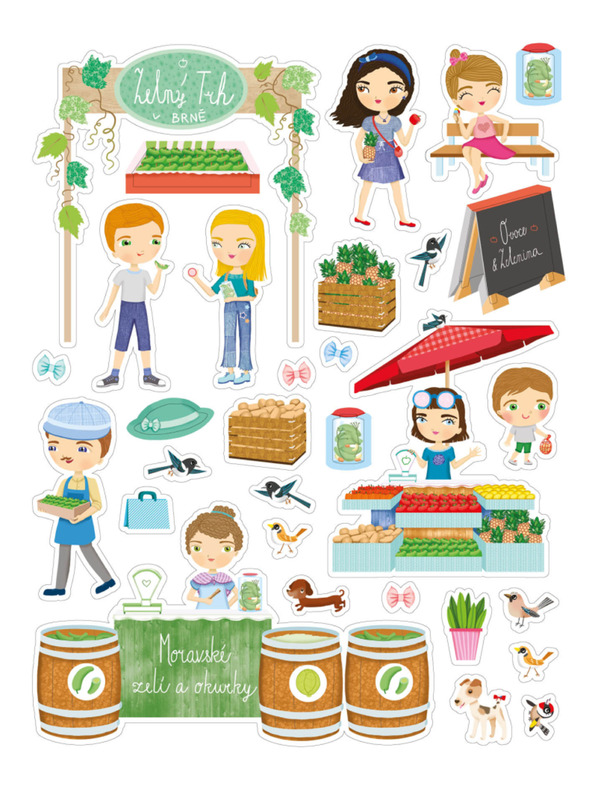 ELLA & MAX NATALKA & BRNO ─ Mesto polno nalepk