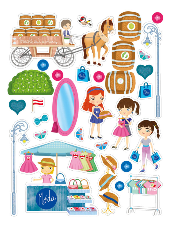 ELLA & MAX NATALKA & BRNO ─ Mesto polno nalepk