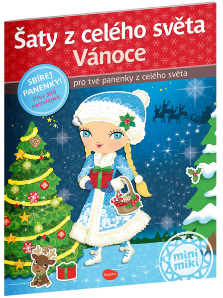 ELLA & MAX Obleke iz celega sveta BOŽIČ ─ Knjiga nalepk