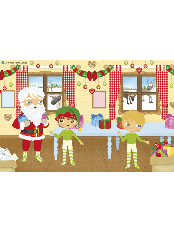 ELLA & MAX Obleke iz celega sveta BOŽIČ ─ Knjiga nalepk