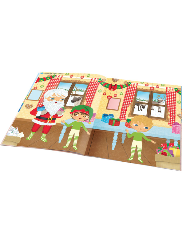 ELLA & MAX Obleke iz celega sveta BOŽIČ ─ Knjiga nalepk