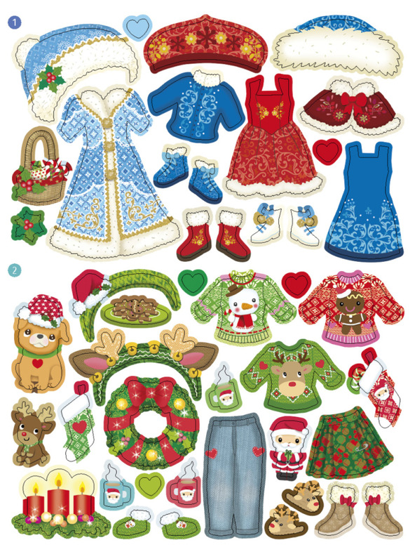 ELLA & MAX Obleke iz celega sveta BOŽIČ ─ Knjiga nalepk