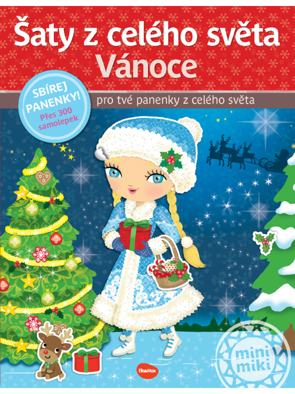 ELLA & MAX Obleke iz celega sveta BOŽIČ ─ Knjiga nalepk