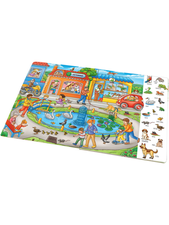 ELLA & MAX Na potovanja – Velika knjiga ŽIVALI – PRVA BESEDA