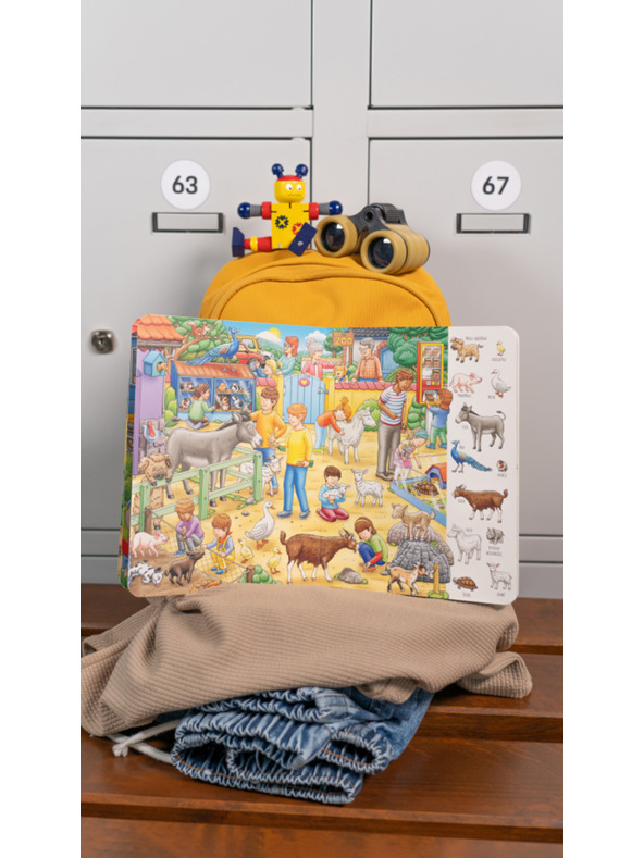 ELLA & MAX Na potovanja – Velika knjiga ŽIVALI – PRVA BESEDA