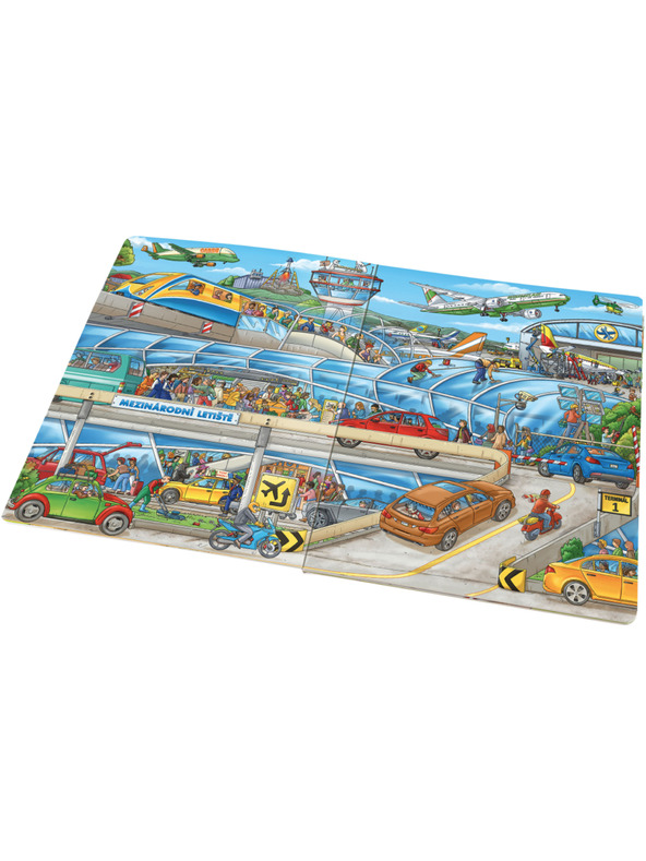 ELLA & MAX Velika knjiga LETALIŠČE za majhne pripovedovalce