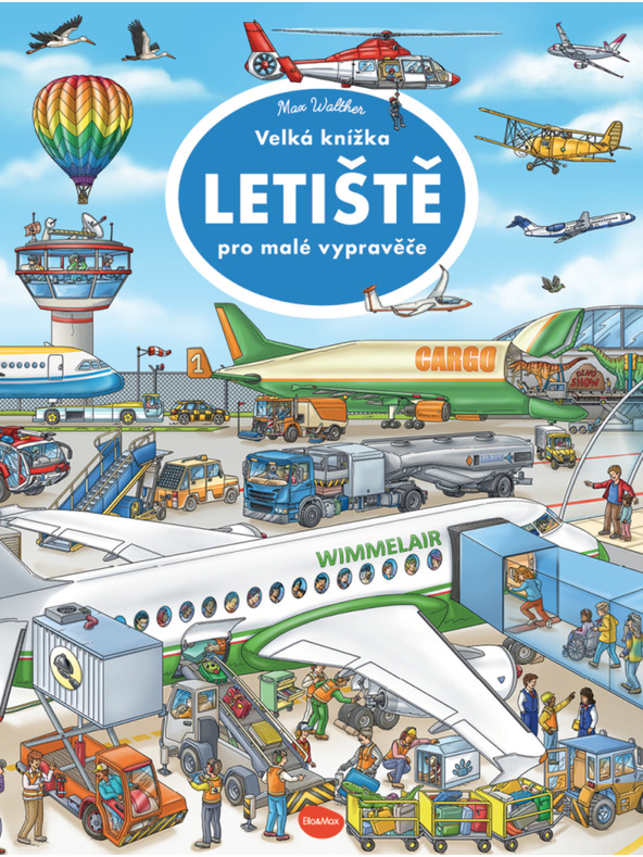 ELLA & MAX Velika knjiga LETALIŠČE za majhne pripovedovalce