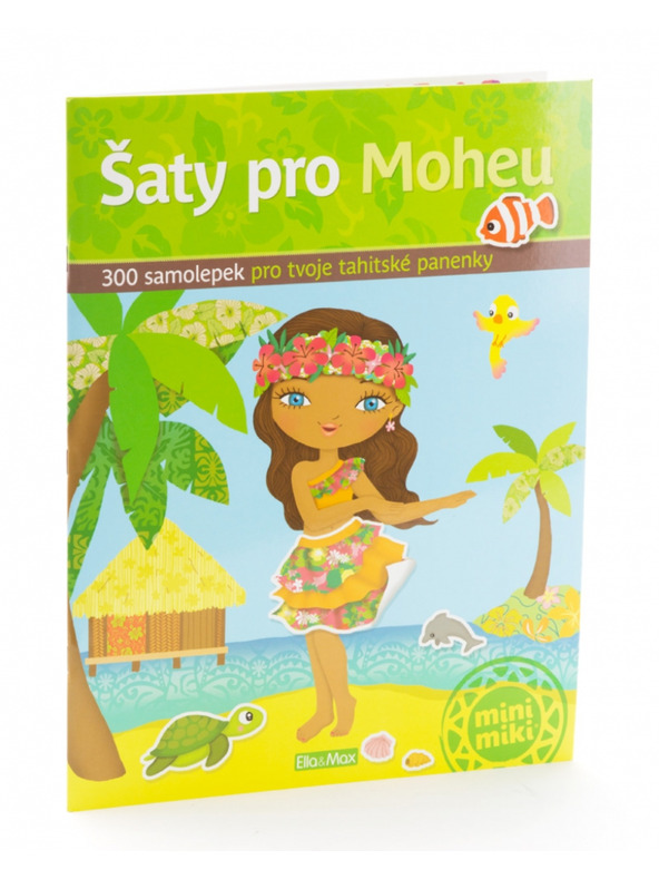 ELLA & MAX Obleke za Moheju - knjiga nalepk