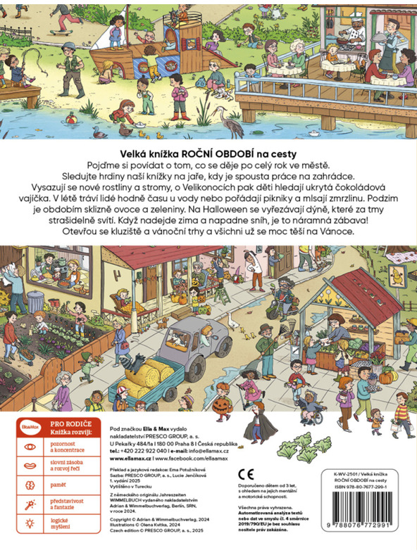 ELLA & MAX Na potovanja – Velika knjiga LETNI ČASI