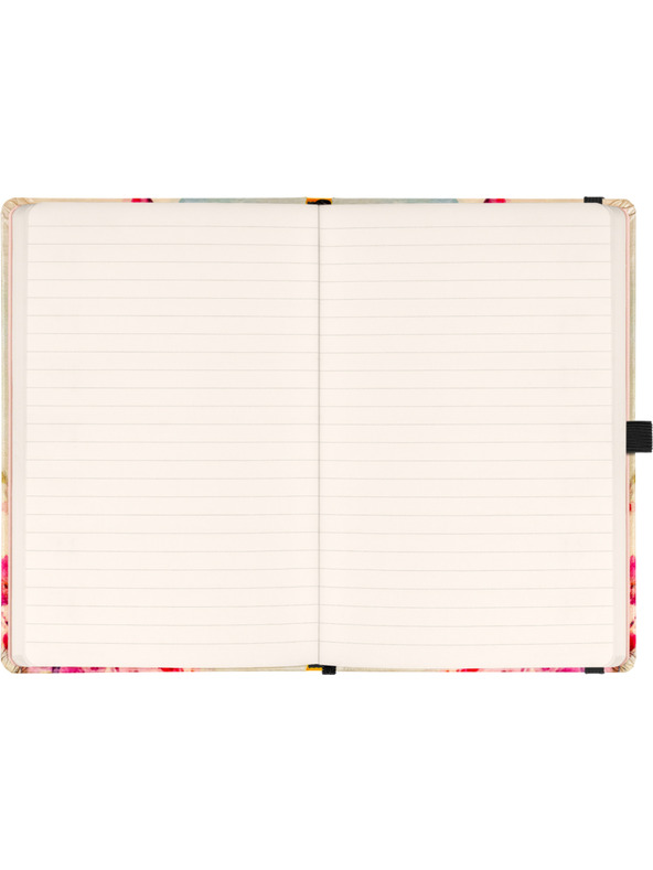 NOTIQUE NOTIQUE Zvezki Ptičice – sakura Kateřiny Winterové, črtast, 13 x 21 cm