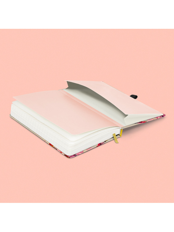 NOTIQUE NOTIQUE Zvezki Ptičice – sakura Kateřiny Winterové, črtast, 13 x 21 cm