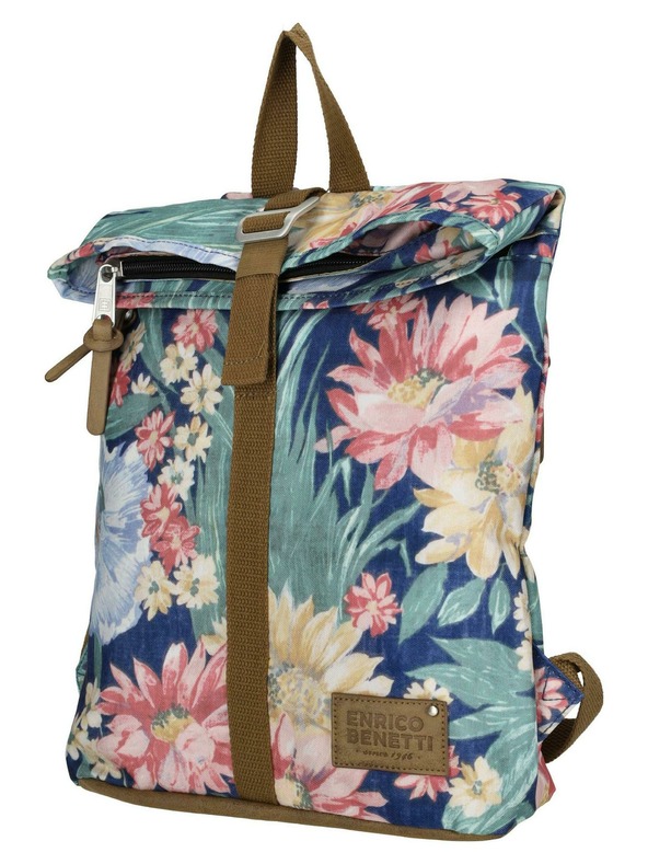Enrico Benetti Nahrbtnik Enrico Benetti Santiago 46214 Navy Flower