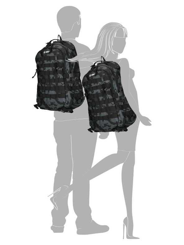 Enrico Benetti Nahrbtnik Enrico Benetti Arizona 47244 Black Camouflage