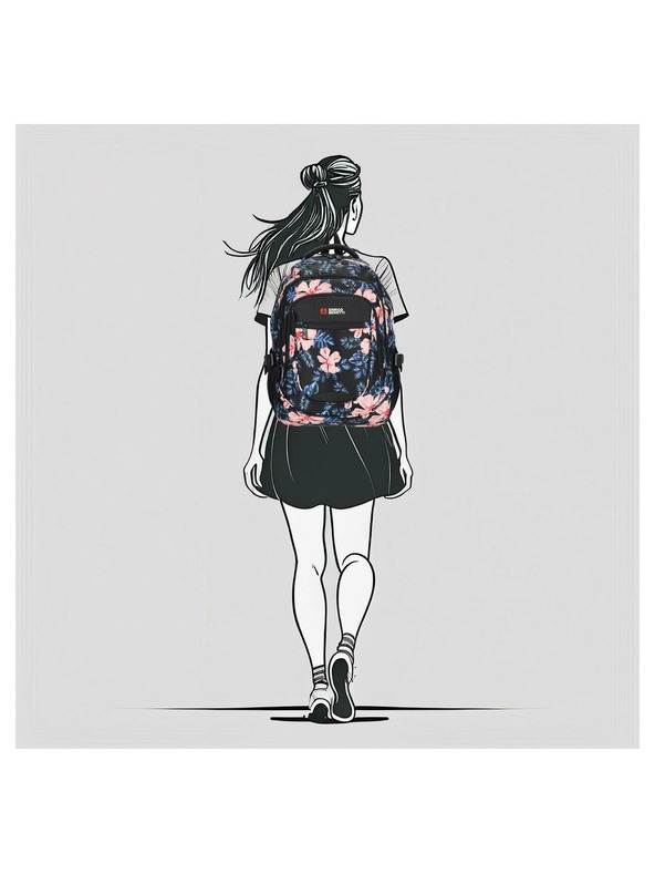 Enrico Benetti Nahrbtnik Enrico Benetti Santa Cruz 62038 Black Flower