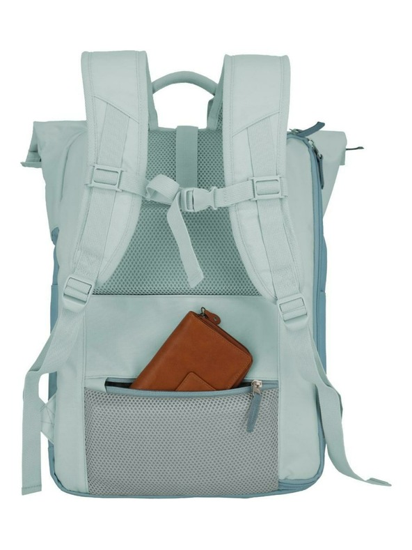 Travelite Nahrbtnik Travelite Basics Rollup Backpack Ice Blue