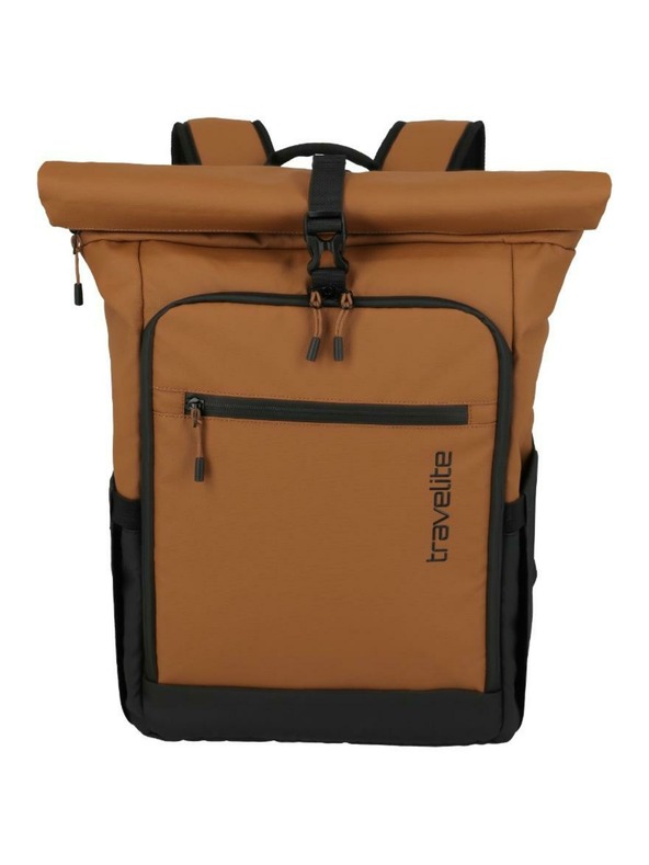 Travelite Nahrbtnik Travelite Briize Backpack M Roll-Up Curry