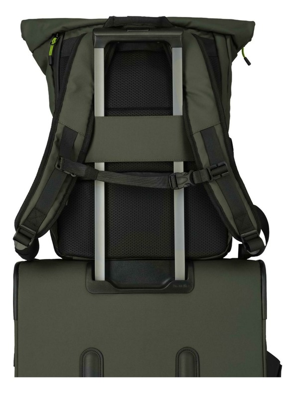 Travelite Nahrbtnik Travelite Briize Backpack M Roll-Up Khaki