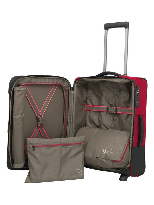 Travelite Potovalni kovček Travelite Crosslite 5.0 2w S exp. Red