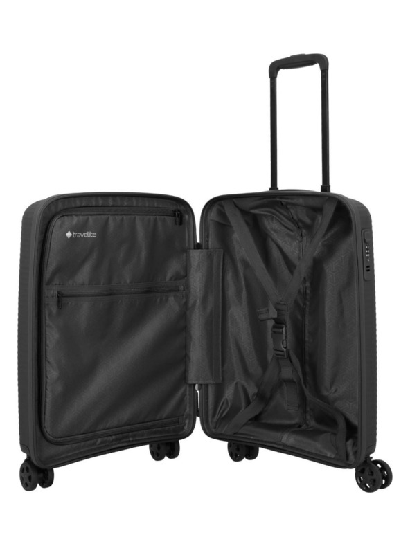 Travelite Potovalni kovček Travelite Air Stripe S Black