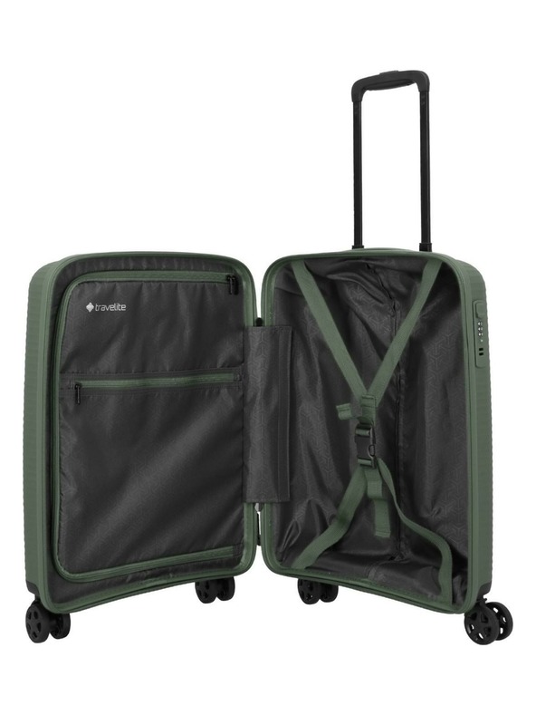 Travelite Potovalni kovček Travelite Air Stripe S Green