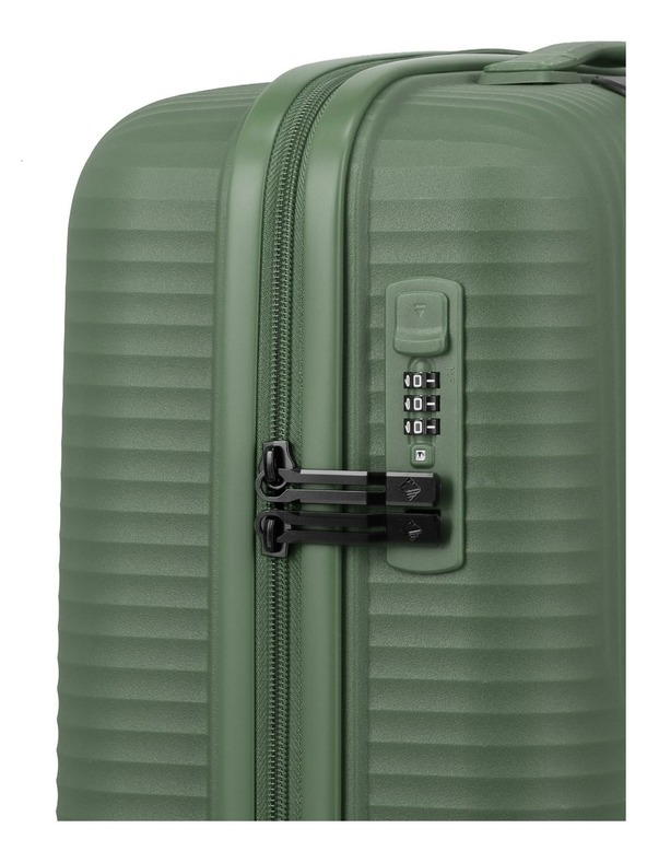 Travelite Potovalni kovček Travelite Air Stripe S Green