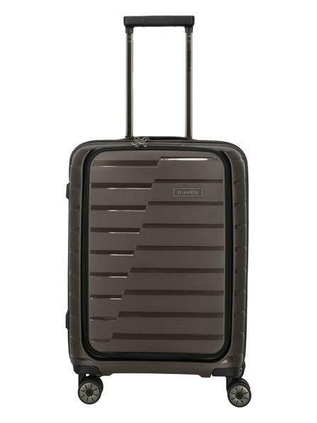 Travelite Potovalni kovček Travelite Air Base 4w S Front pocket Coffee