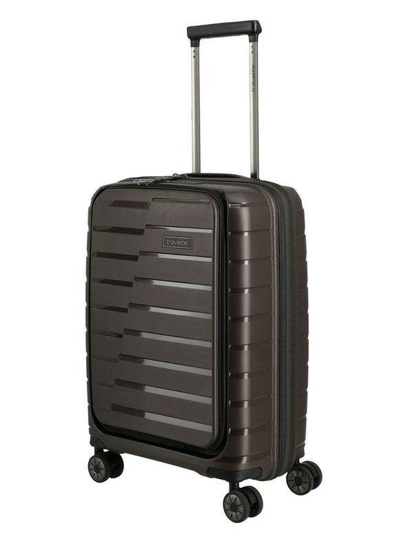 Travelite Potovalni kovček Travelite Air Base 4w S Front pocket Coffee