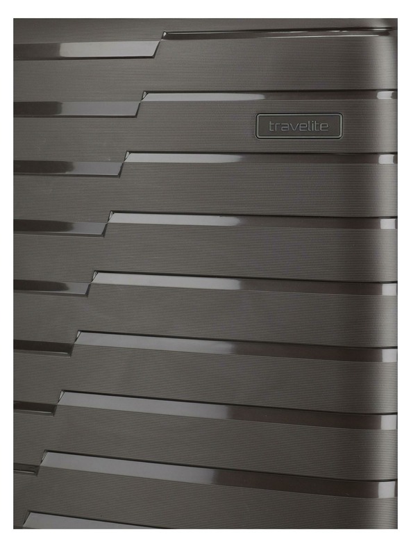 Travelite Potovalni kovček Travelite Air Base 4w S Front pocket Coffee