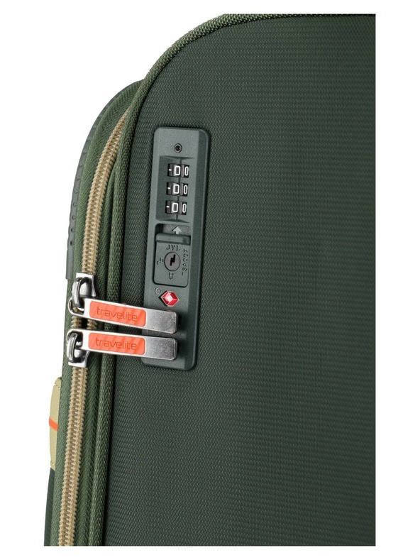 Travelite Potovalni kovček Travelite Color Craze S Olive