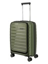 Travelite Potovalni kovček Travelite Air Base 4w S Front pocket Olive