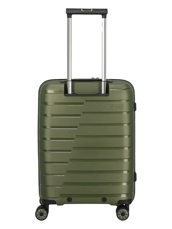 Travelite Potovalni kovček Travelite Air Base 4w S Front pocket Olive