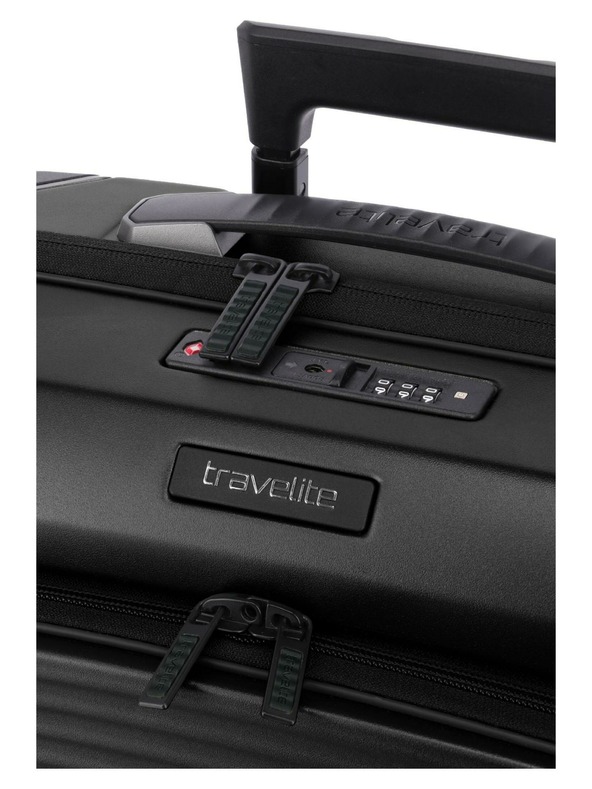 Travelite Potovalni kovček Travelite Millennium S Front pocket Black