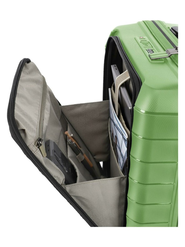Travelite Komplet potovalnih kovčkov Travelite Mooby S,M,L Front pocket Green
