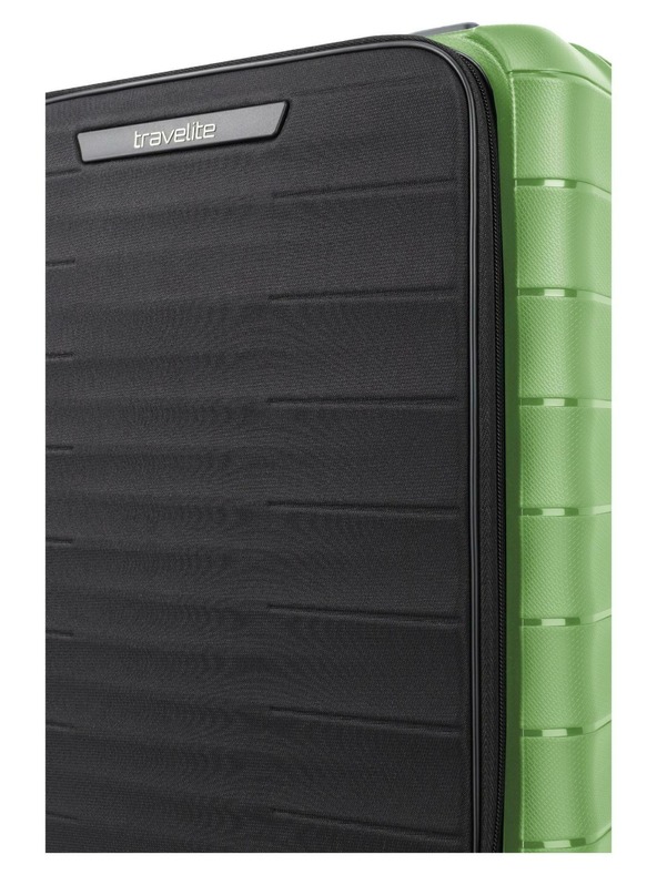 Travelite Komplet potovalnih kovčkov Travelite Mooby S,M,L Front pocket Green