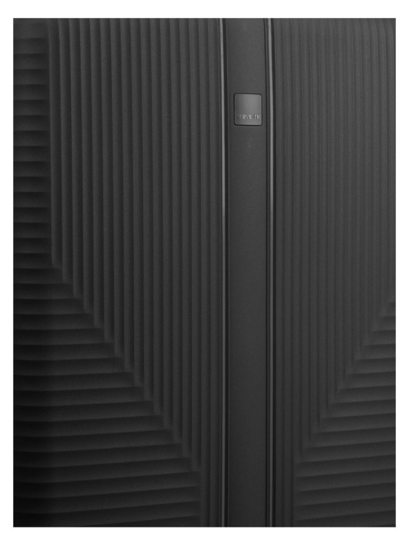 Travelite Komplet potovalnih kovčkov Travelite Air Stripe S,M,L Black