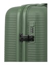 Travelite Komplet potovalnih kovčkov Travelite Air Stripe S,M,L Green